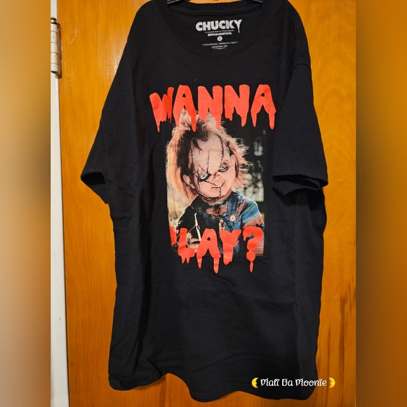 Hot Topic Child's Play T-shirt - L Black - Picture 2 of 4